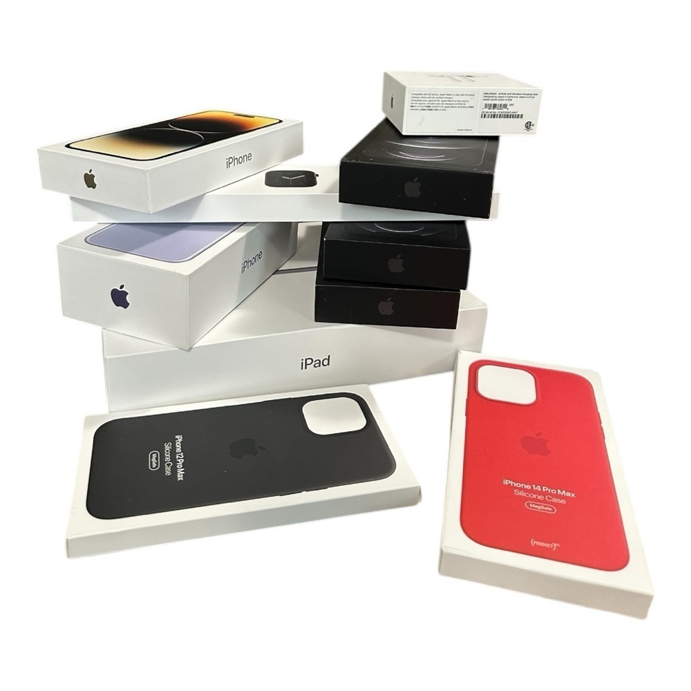 Lot Of 10Empty MAC Apple Boxes iPhone iPad MacBook Air iPadPro Watch Empty - Picture 2 of 11
